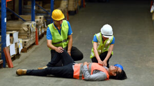 tuve un accidente en el trabajo que hago